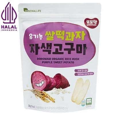 또또맘 유기농 쌀떡과자 자색고구마