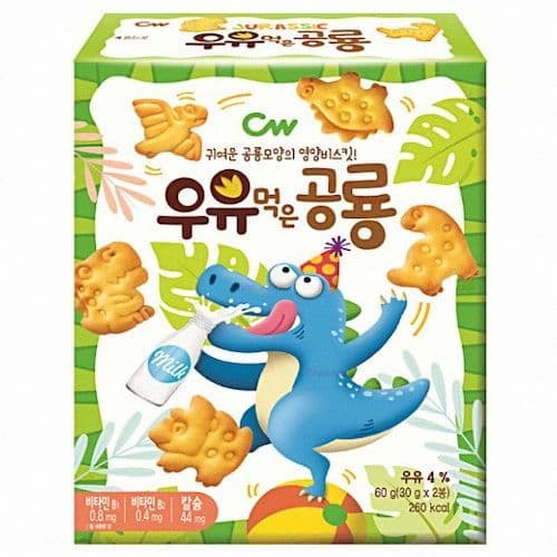 청우 우유먹은 공룡