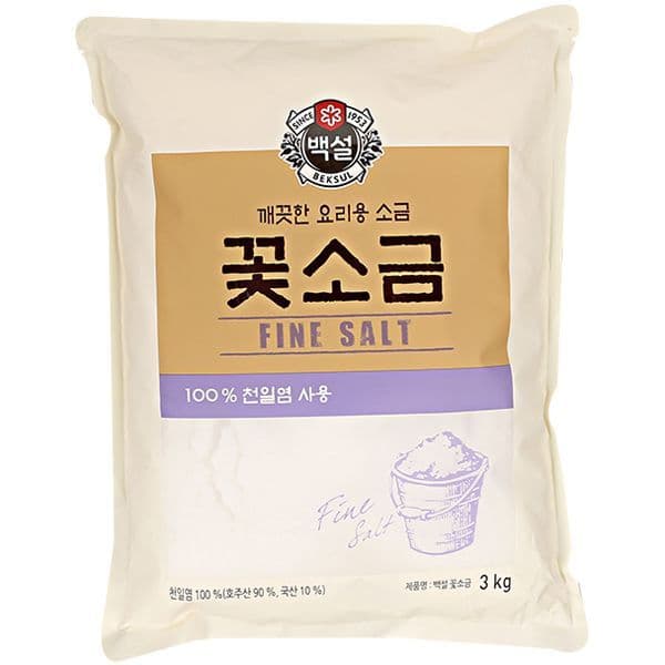 백설 꽃소금 3kg